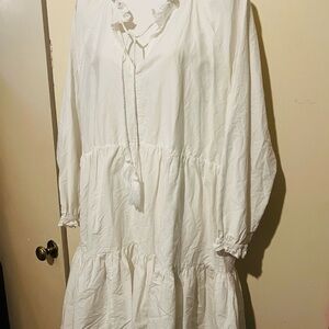 Roller Rabbit Classic Cream Long Sleeve Dress